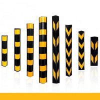 High Quality Yellow Black Reflective Guard Flexible Rubber Corner Guard