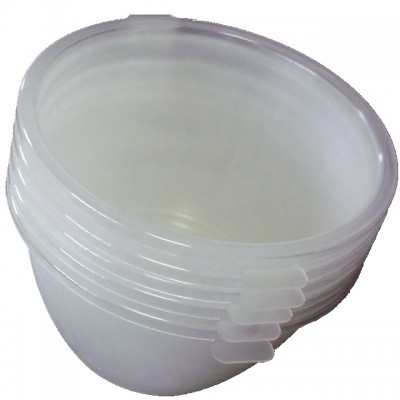 Kitchen used food grade PP plastic salad bowl with lid