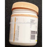 HDPE plastic pill jar with lid in JIEWEI